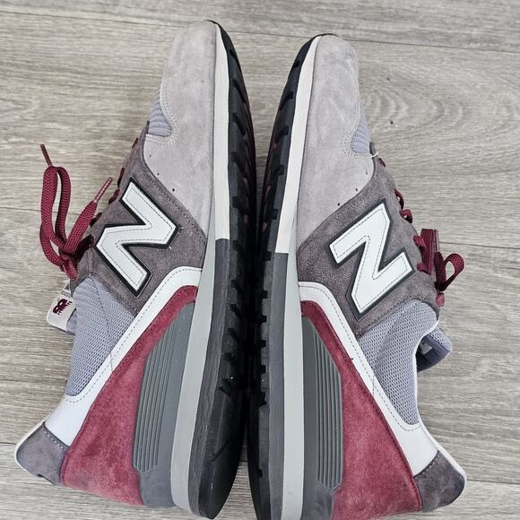 New Balance M996GK 996 Connoisseur Painters Grey Burgundy Mens US 13 USA Made main image 14